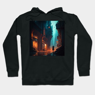 Cyberpunk city Hoodie